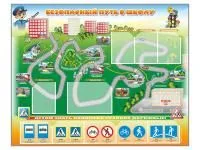 300_М5008 Стенд Безопасный путь в школу с комплектом сменных карточек 1