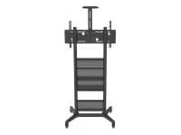 Мобильная стойка Wize Pro для панелей 32"-75" до 120 кг