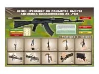 В2037 Стенд-тренажер по сборке-разборке автомата Калашникова АК-74М