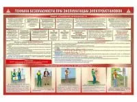 Т1015 Стенд «Техника безопасности при работе с электроустановкой»