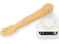 P1277 Тренажер для отработки навыков внутривенных инъекций, инфузий и пункций с модулем циркуляции крови (рука от плеча до кисти)