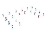 300_К1038_Кривая дорожка(высота фишек 120 мм.