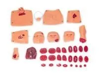 P1004 ТРАВМО-КИТ 2 Набор модулей-симулянторов для имитации травм и ранений (34 шт.)
