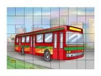 300_К1027 Магнитный пазл Автобус 1