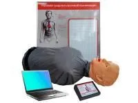 Т1011 Тренажер-манекен для отработки СЛР с контроллером, настенным табло и ноутбуком «Роман-06»