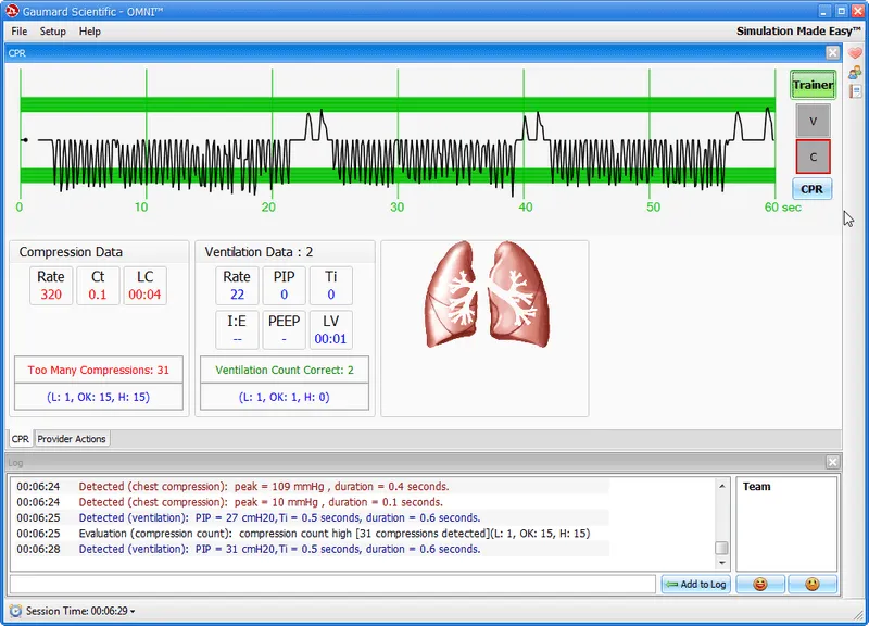 Omni™ Code Blue: программа