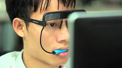 Работа с мышкой GlassOuse