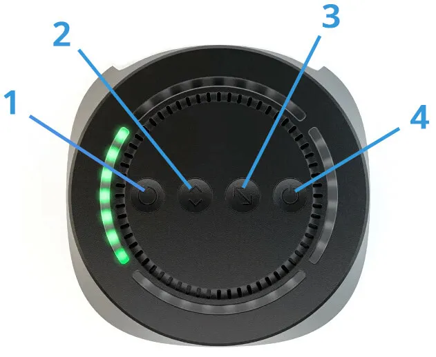 Кнопки управления устройства распознавания речи Чарли