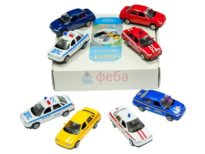 300_К1009 Комплект тематических магнитов Модели автомобилей 1