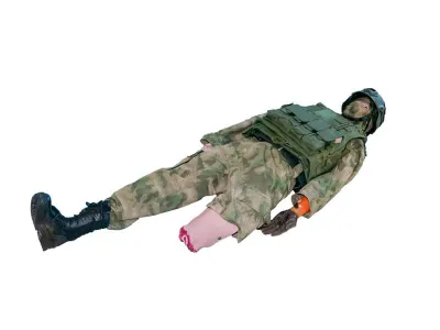 М4042 Тренажер-манекен взрослого пострадавшего для отработки навыков первой помощи при боевых действиях Слава, 90 кг