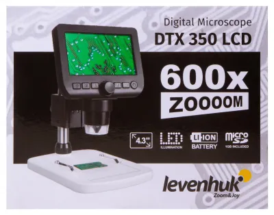 100_74768 Микроскоп цифровой Levenhuk DTX 350 LCD 18