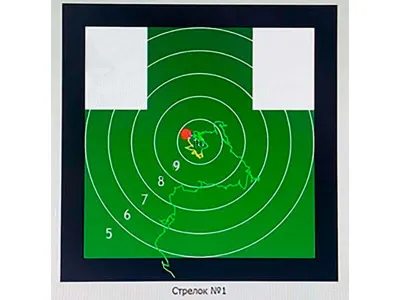 f400-03 Лазерный тир РУБИНТИР® Патриот, бумажные мишени, 1 стрелок, слабовидящие