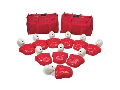 1005635 Экономичный тренажер для освоения сердечно-легочной реанимации, торс, 10 шт.