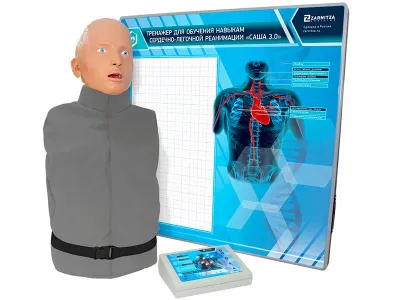 Александр М-07 тренажер СЛР с контроллером и табло