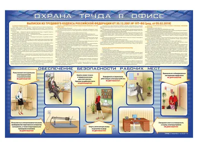 Т1013 Стенд «Охрана труда в офисе»