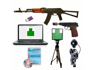 f400-04 Лазерный тир «Патриот», бумажные мишени, 2 стрелка, техносфера