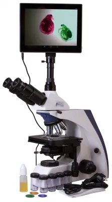 100_73999 Микроскоп цифровой Levenhuk MED D30T LCD, тринокулярный 2 100_73999 Микроскоп цифровой Levenhuk MED D30T LCD, тринокулярный 2