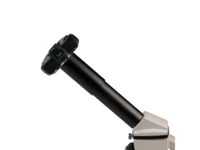 22670 Микроскоп школьный Эврика 40х-1280х с видеоокуляром в кейсе