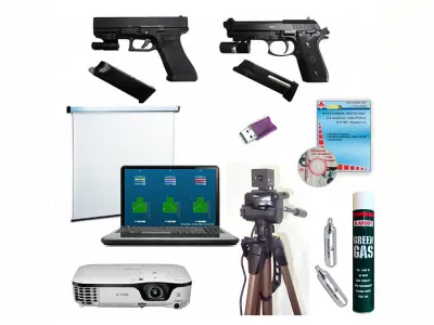 f400-16 Пневматический тир РУБИНТИР® Кадет-П, по экрану, беспулевой