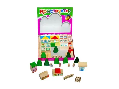 ЗН4019 Конструктор «Веселый городок»