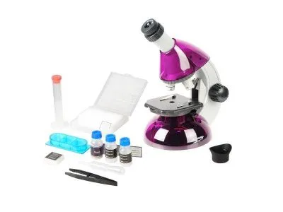 Микроскоп Микромед Атом 40x-640x (аметист)