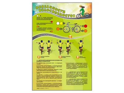 300_С2019 Стенды Обязанности велосипедистов 2