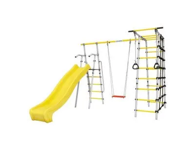 Детский спортивный комплекс для дачи ROMANA Богатырь MAX качель фанерная