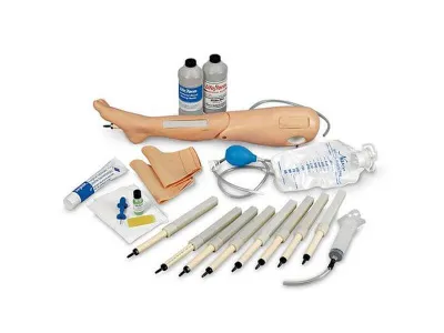 1019792 Нога ребенка 5-ти лет для внутрикостной инфузии с доступам к бедренной артерии