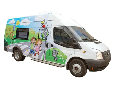 300_Т0608 Мобильный тренажерный комплекс по профилактике детского дорожно-транспортного травматизма на базе автофургона 1