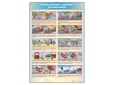 300_С2126 Стенды Правила дорожного движения для школьников 2