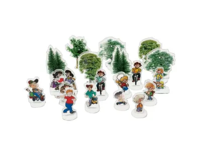 Настольно-напольная игра (магнитно-маркерный макет) «Азбука дорог» с комплектом тематических магнитов_5