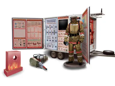 Т0728 Мобильный учебно-тренировочный комплекс «Жар-Птица ДПД-01» (для обучения сотрудников добровольных пожарных дружин)