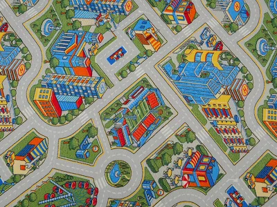 ЗА3025 Напольное покрытие «Детский городок»