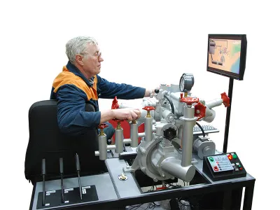 320_Т0714 Многофункциональный интерактивный учебно-тренировочный комплекс средств тушения пожара МК-204_Н-C (практические занятия с насосом типа ПН 40