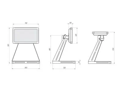 Интерактивный сенсорный стол Assistant Mini 32"