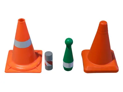 К2008 Комплект фишек для моделирования игровых и дорожных ситуаций