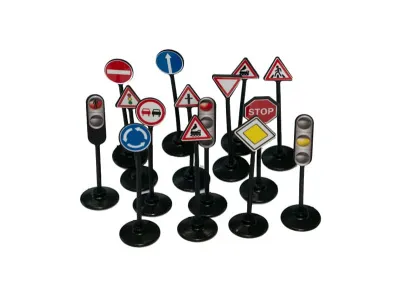 Настольно-напольная игра (магнитно-маркерный макет) «Азбука дорог» с комплектом тематических магнитов_7