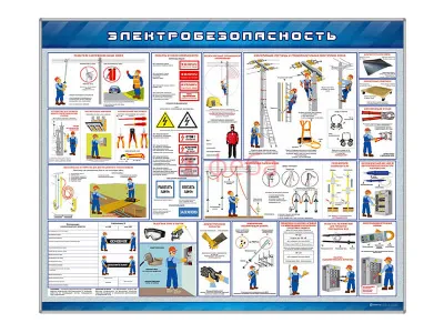 Т0040 Стенд информационный «Электробезопасность»
