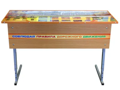 300_М5001 Комплект двухместного стола со стульями для детских автоклассов 1