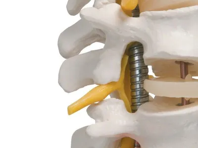 Высокогибкая модель позвоночника человека, установленная на гибком сердечнике 3B Smart Anatomy_3