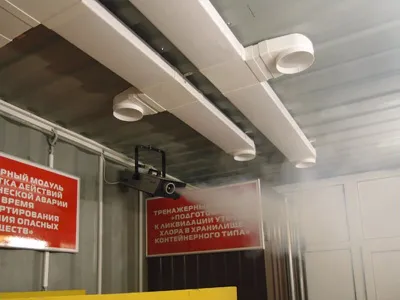 Т0744 Учебно-тренировочный комплекс теплодымокамерного типа «Огнеборец-01»