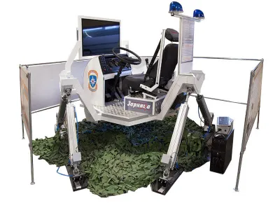 Т0123 Автотренажер контраварийного вождения «КамАЗ-Мастер-04/МЧС» (шестистепенная динамическая платформа)