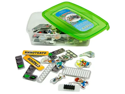 300_К1011 Комплект тематических магнитов Дорожное движение и инфраструктура 1