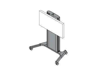107057 мобильная стойка для панелей 55"-100" до 136 кг
