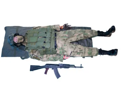 Тренажер-манекен взрослого пострадавшего для отработки навыков первой помощи при боевых действиях Слава, 90 кг