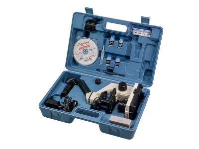 22670 Микроскоп школьный Эврика 40х-1280х с видеоокуляром в кейсе