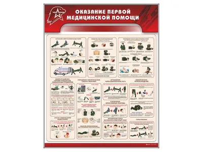 В2102 Стенд «Оказание первой медицинской помощи»