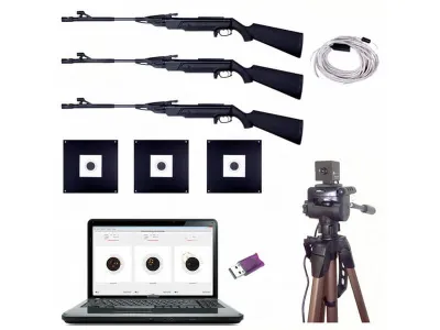 f400-15 Лазерный тир «Патриот-Спорт», бумажные мишени, 6 стрелков, открытая площадка