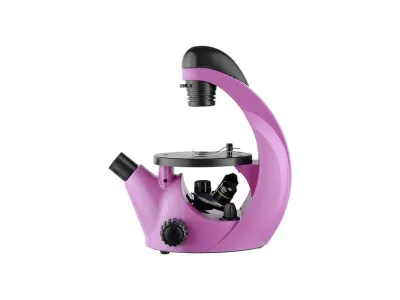 26398 Микроскоп школьный Эврика 40х-320х инвертированный (аметист)