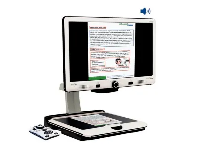 Электронный cтационарный видеоувеличитель Merlin Elite Pro HD/OCR